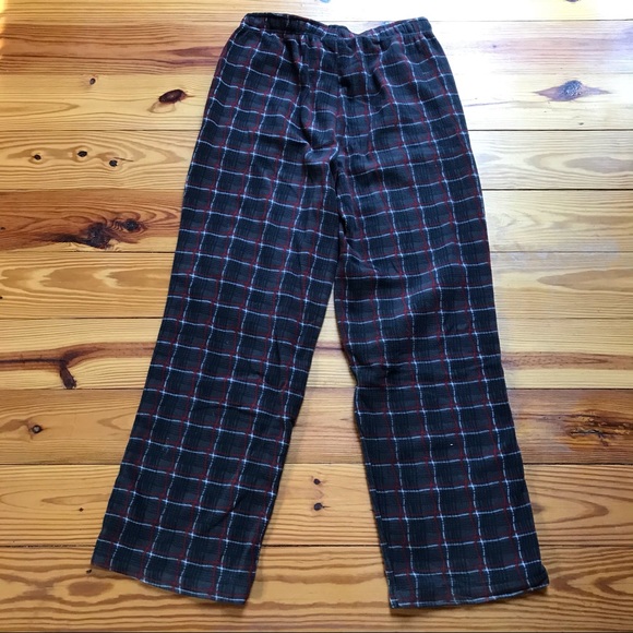 Jockey Gray Red Plaid Sleep Pants, EUC, S/M - Picture 10 of 11